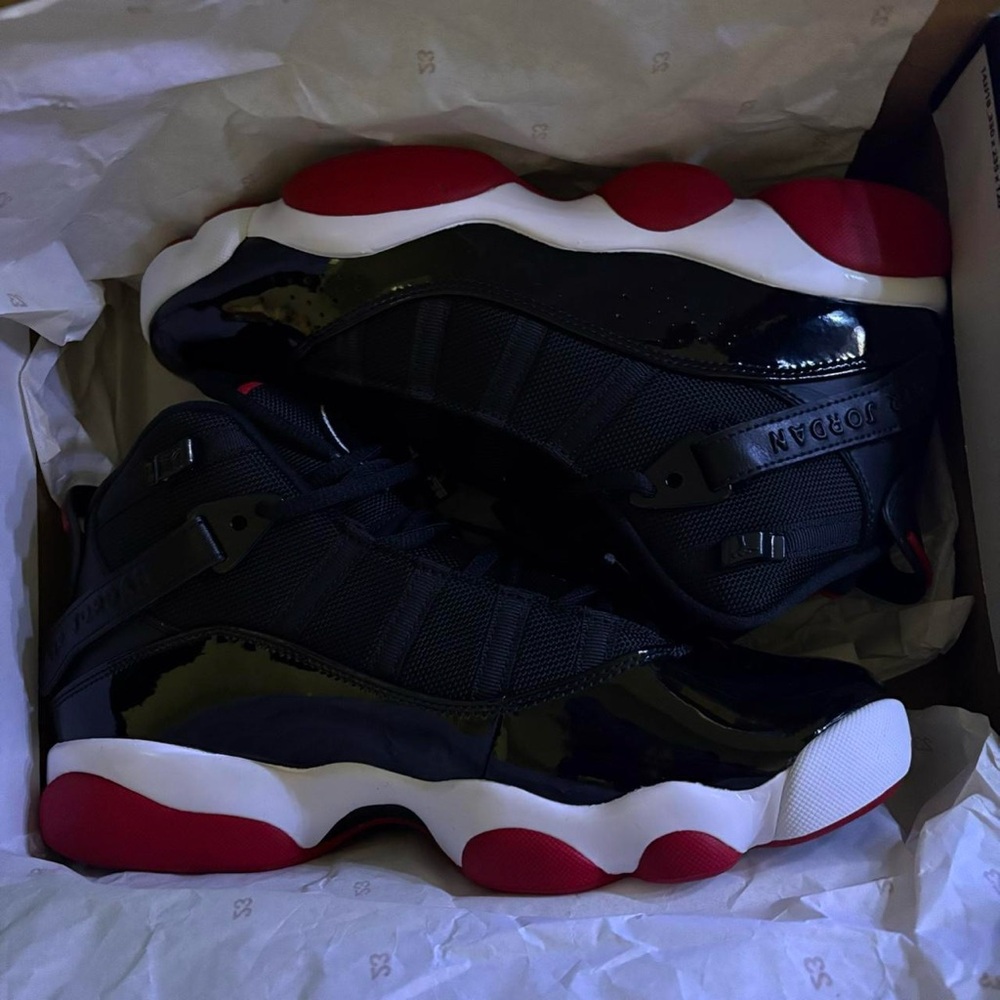 Jordan 6 rings black red white - Picture 2 of 5